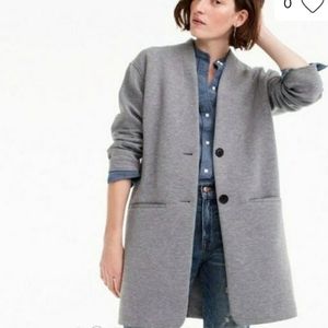 Oversized sweatshirt coatigan